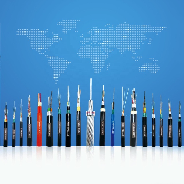 Manufacturer GYTA GYXTW ADSS OPGW FTTH Drop Communication Cable Optical Fiber Cable Factory Price