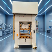Presse hydraulique à cadre fermé 500T, contrôlée par PLC, avec pompe à engrenages et moteur à roulement, modèle Xinli YXLM-500T, haute efficacité, longue durée de vie