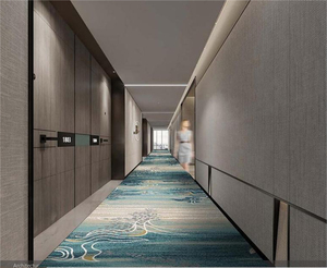 Alfombra de Lana Tejida para Hoteles y Casinos, Alfombra Axminster en Rollo para Interiores, Alfombras Personalizadas para Ferias Comerciales, Impresión Digital Antideslizante - Product Image 6