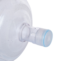 Precio Directo de Fábrica, Tapa de 5 Galones con Plástico Azul y Blanco Libre de BPA, 55MM, para Agua Mineral, Etiqueta Personalizada