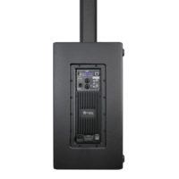 Accuracy Pro Audio AC22TD3 2000W Sistema PA Profesional Clase D para Escenario con Patente, Columna de Altavoces Activos de Madera de 2*10 Pulgadas