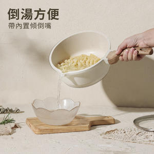 Cacerola Antiadherente Beige con Tapa para Cocinar en la Cocina Verano 2024 - Product Image 3