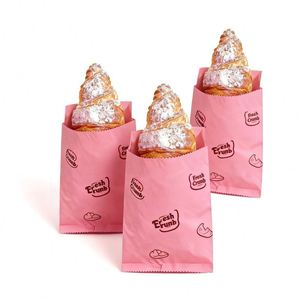 Brown Kraft Food-Grade Greaseproof Waterproof Stand-Up <b>Biodegradable</b> Laminated <b>Paper</b> Bags - Product Image 4