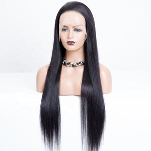 Suministro directo de fábrica de <span class=keywords><strong>la</strong></span> más alta calidad de cabello humano personalizado HD Peluca de encaje Color natural Cabello largo - Product Image 6