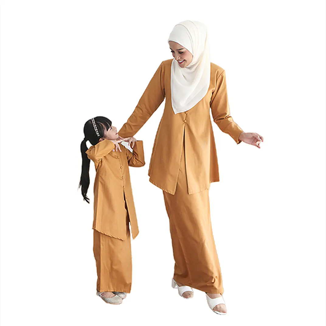 SIPO malezya Fesyen Murah Borong Baju Kurung çocuk Modern anne kızı bayanlar Baju Kurung takım elbise Batik