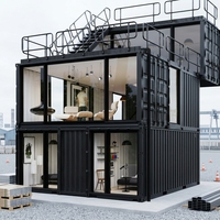 Maison conteneur pliable 3-en-1 en acier de type Z, préfabriquée, à deux étages, bureau mobile, dortoir, appartement, salle de bain, entrepôt moderne