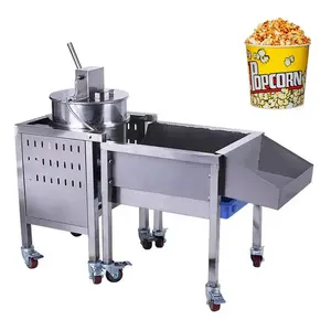 Pink Popcorn Making Machine Electromagnetic Food Popcorn Making Machine Commercial