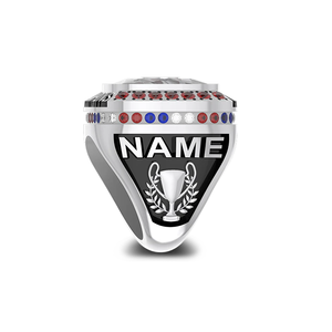 Bague de championnat classique personnalisée avec logo, bijoux sportifs pour hommes et femmes, alliage, pierres précieuses, plaqué or, pour le basketball - Product Image 5
