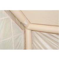 Tente gonflable de 6,3 mètres carrés en tissu Oxford enduit de PVC, installation rapide, taille personnalisable pour le camping, les expositions en plein air