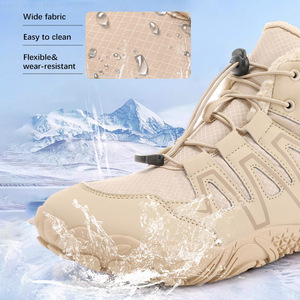 Chaussures pieds nus d'hiver imperméables antidérapantes chaussures pieds nus unisexe hommes femmes bottes zéro goutte chaussures de course de sentier d'hiver minimalistes - Product Image 5