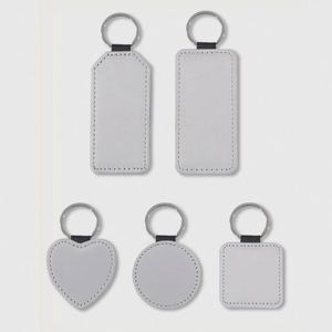 Vente en gros Porte-clés en cuir de sublimation, porte-clés en sublimation avec cœur avec logo imprimé personnalisé/ - Product Image 3