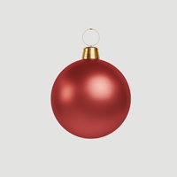 Nouvelles décorations de Noël gonflables en PVC style européen 2026, vente chaude, pour les accessoires de fête de Noël les plus vendus, boules de Noël en forme de cloche