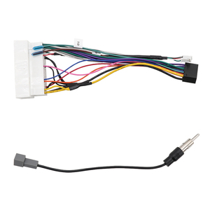 Android 2 Din Araba Radyo Multimedya Oynatıcı PTFE Yalıtım Bakır Çekirdek 12 V 16 P Konnektör Adaptör Kablosu 300mm ARUZ2021M ATIVA - Product Image 1