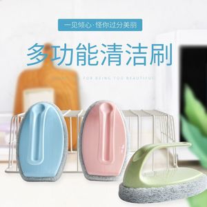 Multi Functional Cleaning <b>Brush</b> Sponge For Kitchen Stove Pot Dishwashing Sink Bathtub Tile Crevice Wiper - Product Image 3