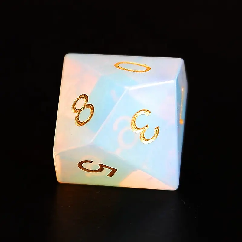 Dnd Dice Factory Wholesale High Quality Opal Dice Set For Dungeons And Dragons RPG