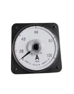 Amperímetro de CA/CC de 80mm, medidor de corriente eléctrica Digital único de 100/5 ct