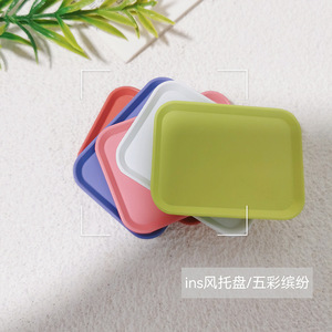 fengyiwj Miniature World Scene Toy Model Dollhouse Accessories Mini Nordic Tray Dinner Plate Storage D162 - Product Image 4