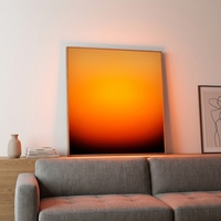 Applique murale LED à intensité variable en acrylique dégradé pour décoration intérieure résidentielle