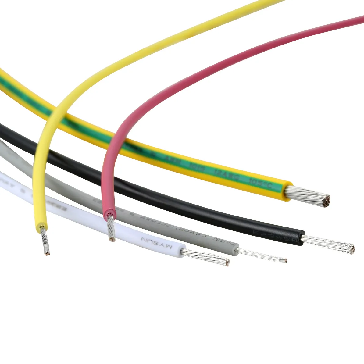 Cable personalizado de 1331 20awg, cables de encendido de chispa de alta temperatura, cable aislado PFA/ETFE/PTFE/FEP