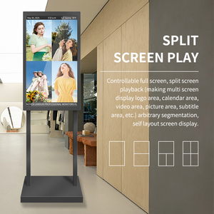 32 inch LCD hai mặt sàn đứng LCD Máy nghe nhạc quảng cáo hiển thị quảng cáo khác Thiết bị 4K Led biển quảng cáo - Product Image 3