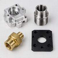 Service de fraisage CNC sur mesure, pièces en aluminium, acier inoxydable, laiton, fraisage 5 axes, tournage, électroérosion à fil, 0,005 mm, ISO 9001, OEM, ODM