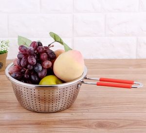 مصنع ZESHENG-الفولاذ المقاوم للصدأ مقبض طويل على الطراز الأوروبي غربال الأرز ملعقة معدنية شاشة تصفية أواني المطبخ مباشرة من المصنع - Product Image 5