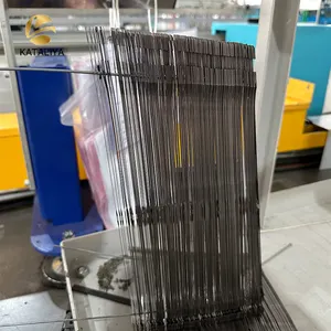 Pabrik grosir suku cadang mesin tekstil kawat gigi besi tahan karat datar produk tenun umum