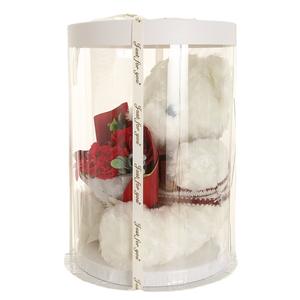 ตุ๊กตาหมีคุณภาพสูงพร้อมกล่องของขวัญดอกกุหลาบประดิษฐ์ ตุ๊กตาผ้ากำมะหยี่ ช่อดอกกุหลาบ ของขวัญวันเกิด วันแม่ วันวาเลนไทน์ - Product Image 6