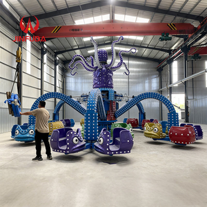 Manège pour adultes et enfants, 30 places, modèle Calamar/Poulpe Prince, en fibre de verre durable - Product Image 5