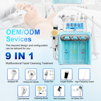 Appareil de beauté facial professionnel Hydra Dermabrasion Hidra 10 en 1, aspiration sous vide, soin de la peau du visage Aqua Hydro H2O2