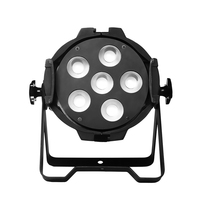 STSLITE - Éclairage de scène professionnel Slim Par LED COB 6 pièces 15W RGB avec contrôle DMX512 pour fêtes, mariages, événements DJ