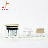 Pot carré en acrylique 3g/5g/20g pour gel UV, crème visage, baume, cosmétiques et soins de la peau, avec couvercle – Vente chaude, personnalisable ODM/OEM