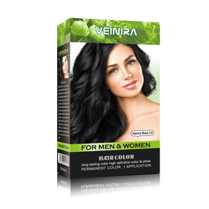 Crema Profesional para Teñir el Cabello de Forma Permanente, a Base de Hierbas, Libre de Crueldad Animal, Kit de Tinte de 7 Colores, Unisex, para Uso en Casa o Salón - Product Image 3