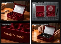 Boîtes pliantes personnalisées recyclables pour avion, impression personnalisée, emballage pour envoi postal, boîte en carton ondulé couleur pleine, boîte d'expédition