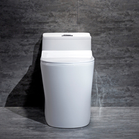 WC monobloc moderne blanc en céramique pour salle de bain, style occidental