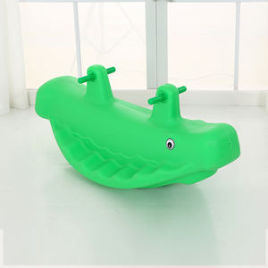 Equipo de Juegos Infantil de Alta Calidad, Balancín de Plástico con Forma de Animalito, Tobogán y Columpio para Niños Pequeños, Interior y Exterior - Product Image 3