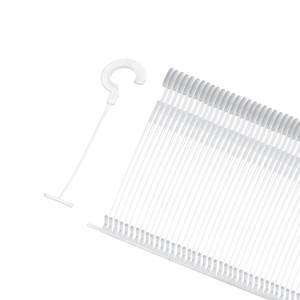 Broche d'étiquette de crochet, en plastique, J - Product Image 5