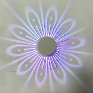 3W RGB con telecomando fiore LED lampada da parete a parete a parete luce notturna a spirale LED <span class=keywords><strong>bella</strong></span> lampada da parete decorativa - Product Image 4