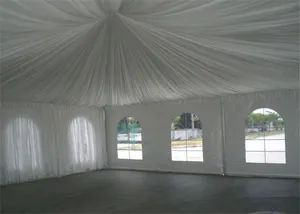 Tente de réception de luxe en PVC imperméable <span class=keywords><strong>pour</strong></span> événements sportifs, chapiteau de mariage, grande tente de jardin en aluminium, gazebo pagode extérieur - Product Image 2