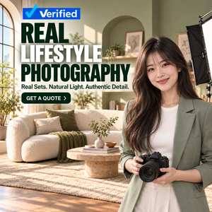 Services de graphistes <span class=keywords><strong>et</strong></span> photographes pour la prise de vue de produits Amz, la création d'infographies <span class=keywords><strong>et</strong></span> l'utilisation en studio - Product Image 1