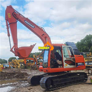 Excavadora sobre orugas de 15 toneladas DOOSAN original usada precio barato de fábrica con capacidad de trabajo de cuerda de alto rendimiento a la venta - Product Image 4