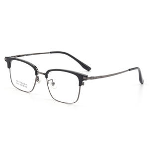 Monturas de Gafas de Titanio IP 9003, Rectangulares, Montura Completa, para Hombre, Estilo Ejecutivo, Cómodas, con Lentes de Resina - Product Image 4