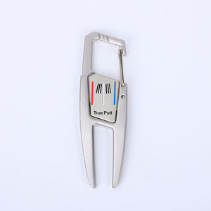 Ouvre-bouteille et outil de réparation de divots de golf en acier inoxydable avec logo gravé, prix de gros - Product Image 5