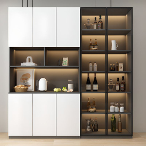 <span class=keywords><strong>Buffet</strong></span> latéral moderne de luxe autoportant, <span class=keywords><strong>buffet</strong></span> modulaire, cuisine, <span class=keywords><strong>blanc</strong></span>, grand placard de rangement pour aliments, armoire de rangement - Product Image 5