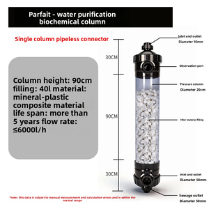 Filtro a Colonna Biochimico Esterno Shigawa Ultra-Silenzioso e Salvaspazio con Forte Filtrazione per Acquario - Product Image 6