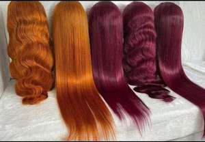 Парик из натуральных волос HD Lace Front для чернокожих женщин, T1b/4 SDD, вьетнамские прямые волосы, парик с глубокой волной, прямые и глубокие волны, вьетнамские волосы - Product Image 3
