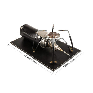 En stock : Tapis de fixation pour réchaud de camping japonais et coréen, mini tapis antidérapant noir pour réchaud à cassette portable d'extérieur - Product Image 2