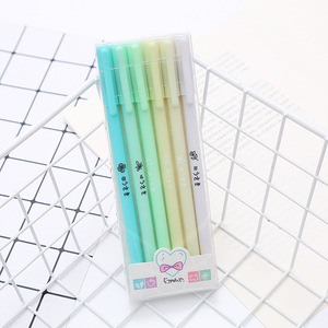 Stylos gel couleur Morandi, pointe aiguille 0,5 mm, lot de 6, papeterie pour étudiants et bureau - Product Image 2