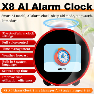 Temporizador inteligente AI, asistente de diálogo de voz, reloj despertador, herramienta de gestión de tiempo, máquina de ruido blanco para niños, regalo de cumpleaños y Navidad - Product Image 2