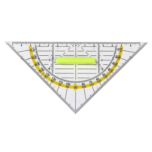 <span class=keywords><strong>Regla</strong></span> Triangular Multifuncional de Plástico Transparente con Asa, <span class=keywords><strong>Regla</strong></span> Publicitaria, <span class=keywords><strong>Regla</strong></span> de Dibujo para Estudiantes, Material Escolar - Product Image 6